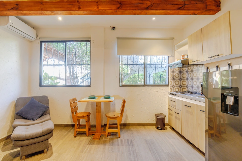 Room 2 kitchen and dining area