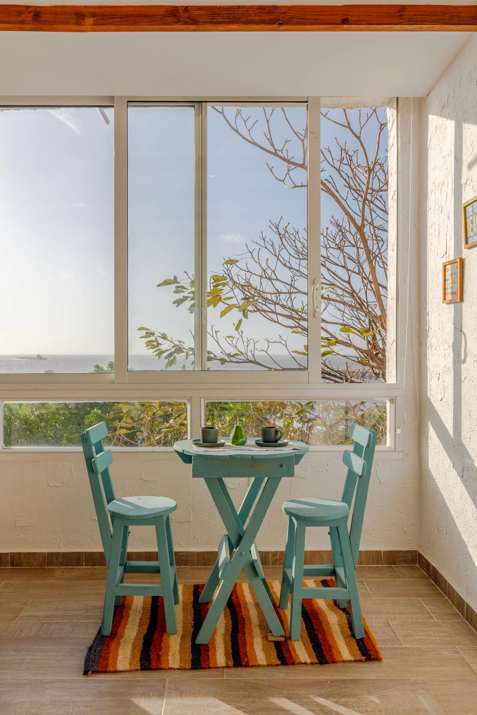 Room 3 table beside the ocean view